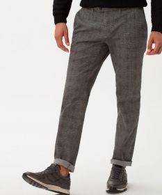 Grijze broek met ruit model Fey Brax