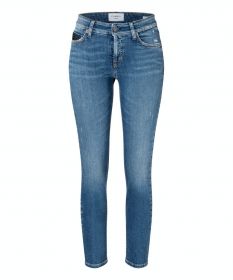 Blauwe damesbroek jeans model Paris Cambio