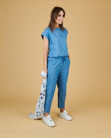 Jeansblauwe broek Blubianco