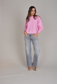 Roze pull met pofmouwen Herzen'S angelegenheit