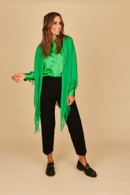 Groene poncho Herzen'S angelegenheit