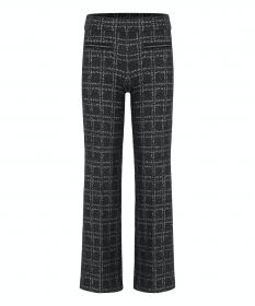 Zwarte broek met ruit model Faith Cambio
