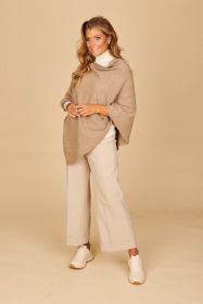 Taupe poncho Coccoy