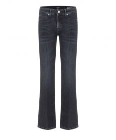 Zwarte jeans model Paris flared Cambio