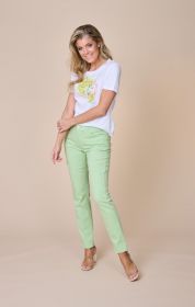 Groene broek model Suzy Raffaello Rossi
