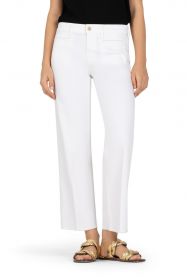 Witte jeans model Tess wide leg Cambio
