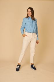 Blauw jeanshemd Riani