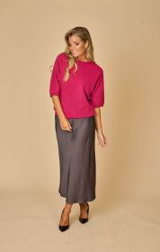 Roze pull met korte mouw Luisa Cerano