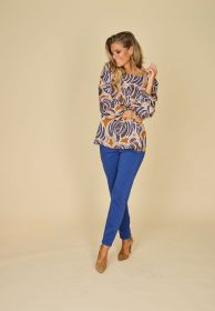 Blauwe broek Luisa Cerano