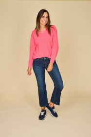 Roze V-hals pull Due Amanti