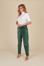 Groene broek in velours Luis Trenker