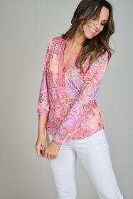 Roze/ oranje bloes Hale Bob