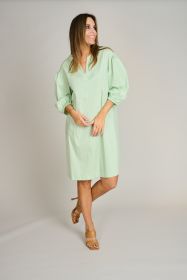 Mint V-hals kleed La Camicia