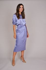 Lila rok met drappage Marc Cain