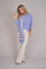Lila sjaal met print Marc Cain