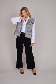 Grijze mouwloze vest Riani