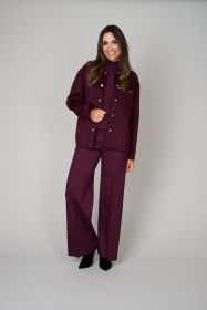 Bordeaux broek op elastiek Riani