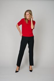Zwarte broek met elastiek achteraan Riani