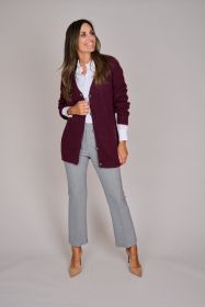 Bordeaux lange gilet Riani