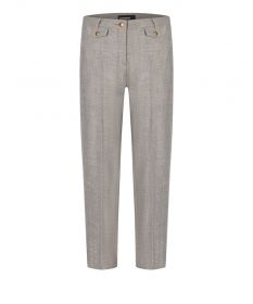 Grijs gespikkelde broek model Krystal Cambio
