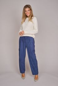 Ecru pull met pailletten en zilverdraad Anneclaire