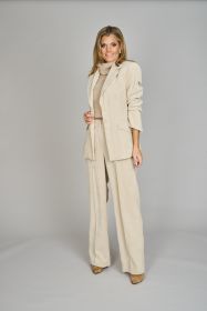 Beige blazer in velours Riani