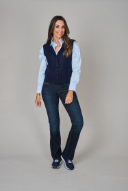 Blauwe gilet zonder mouwen Rosso 35
