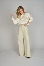 Beige broek model Sventy Raffaello Rossi