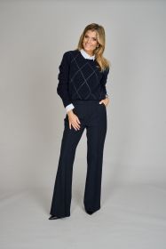 Marine broek model doro Raffaello Rossi