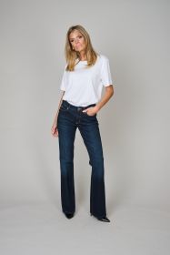 Witte T-shirt met korte mouwen Hemisphere
