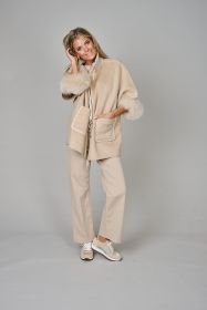 Beige vest Max & Moi