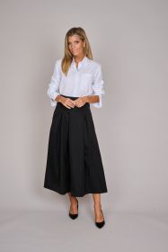 Zwarte rok met plooien Senso