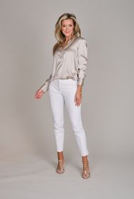 Beige V-hals bloes Herzen'S angelegenheit