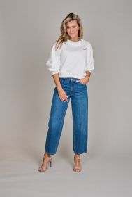 Blauwe carotte jeans Riani