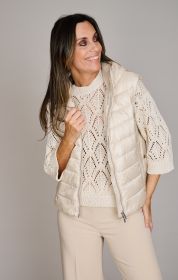 Beige bodywarmer Peserico