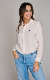 Beige hemd Ralph Lauren