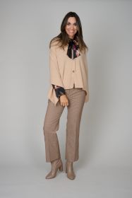 Beige poncho Les Cordes