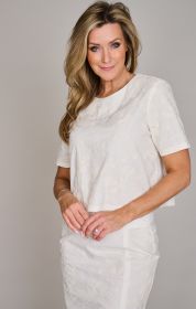 Ecru kanten bloes Lalotti