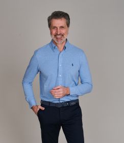 Lichtblauw hemd Ralph Lauren