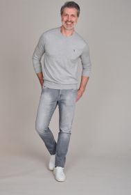 Grijze pull ronde hals Ralph Lauren