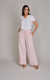 Roze wijde broek Spoon