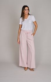 Witte V-hals T-shirt met borstzak Repeat