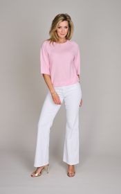 Roze pull met korte mouw Repeat