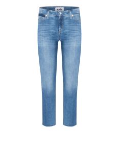 Blauwe jeans model Piper cropped Cambio