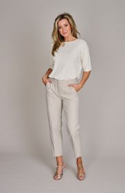 Ecru, fijne pull Anneclaire