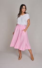 Witte V-hals T-shirt Anneclaire