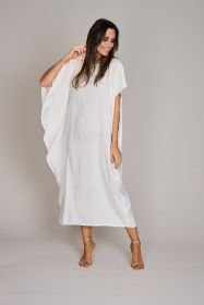 Wit assymetrisch kleed Due Amanti
