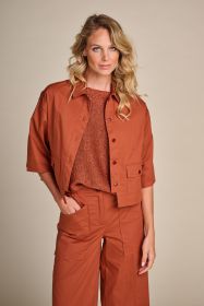 Roestkleurige vest Due Amanti