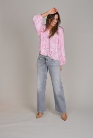 Roze bloes met cashmereprint Herzen'S angelegenheit