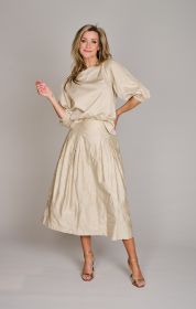 Beige rok met bloemen Senso